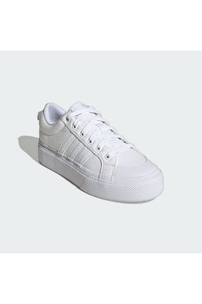 کفش اسنیکر فیروزه ای زنانه بند دار adidas - کد 797636636
