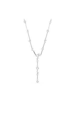 گردنبند جواهر زنانه رودیوم Swarovski - کد 885820237