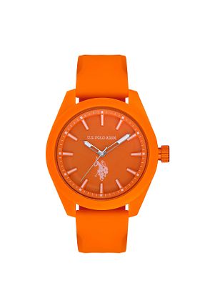 ساعت مچی نارنجی مردانه 43 میلی متر U.S. Polo Assn. - کد 338787145