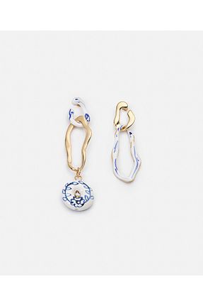 گوشواره جواهر طلائی فلزی İpekyol - کد 934281863