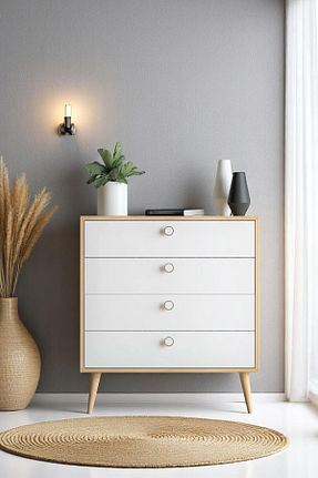 آینه کنسول قهوه ای Suntalam FLORADESİGN - کد 815176773
