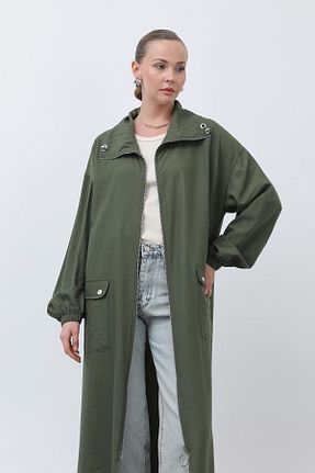 کلاه و ابایا خاکی زنانه پنبه ای Puane - کد 929073967
