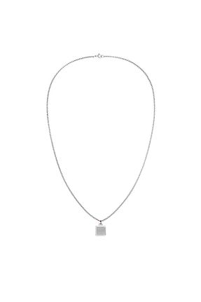 گردنبند استیل ( فولاد ) طوسی مردانه استیل (فولاد) Tommy Hilfiger - کد 790815272