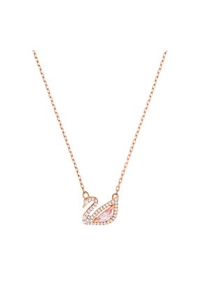 گردنبند جواهر سفید زنانه فلزی Swarovski - کد 5946921
