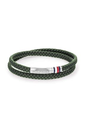 دستبند استیل (فولاد) سرمه ای مردانه استیل (فولاد) Tommy Hilfiger - کد 925632013