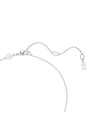 گردنبند جواهر قهوه ای زنانه رودیوم Swarovski - کد 844527277