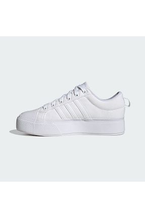 کفش اسنیکر فیروزه ای زنانه بند دار adidas - کد 797636636
