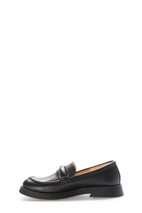 کفش کژوال مشکی زنانه چرم خالص Fast Step - کد 899646860