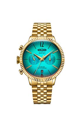 ساعت مچی طلائی مردانه 43 میلی متر Welder - کد 894138749