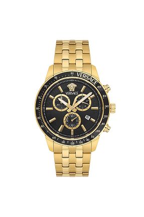 ساعت مچی طلائی مردانه 44 میلی متر Versace - کد 882726713