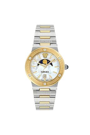 ساعت مچی طلائی زنانه 36-40 میلی متر Versace - کد 881361614