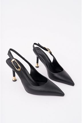 کفش پاشنه بلند کلاسیک مشکی زنانه چرم لاکی bakacstore - کد 932768798