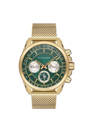 ساعت مچی طلائی مردانه 41-45 میلی متر U.S. Polo Assn. - کد 298757970