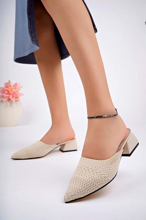 دمپائی بژ زنانه پارچه ای bulutmod - کد 864981002