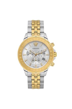 ساعت مچی طلائی مردانه 44 میلی متر Versace - کد 766903310