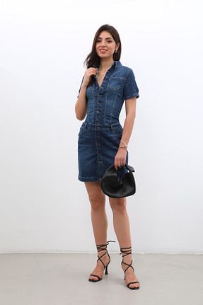 لباس آبی زنانه جین BANNY JEANS - کد 829351927
