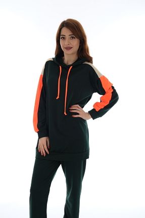 ست گرمکن حجاب سبز زنانه رگولار İmajButik - کد 935283261