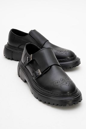 کفش کلاسیک مشکی مردانه چرم خالص maximoda - کد 934400329