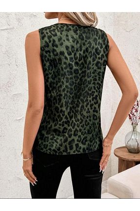 بلوز سبز زنانه طرح دار Moda Monisa - کد 934401863