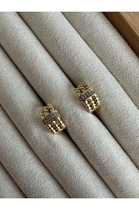 گوشواره جواهر طلائی زیرکن ringbox - کد 934407045