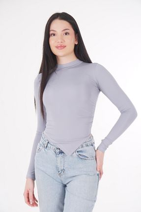 بلوز طوسی زنانه ساده CHAURA - کد 925813450