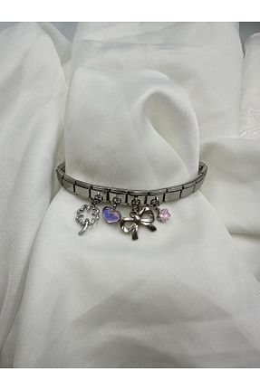 دستبند استیل (فولاد) متالیک زنانه استیل (فولاد) Lav Aksesuar - کد 934418924