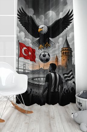 پرده زمینه رنگی پلی استر Bertille Home - کد 934418344