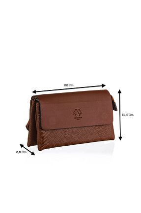 کیف دستی قهوه ای زنانه سایز متوسط Westpolo - کد 921228070