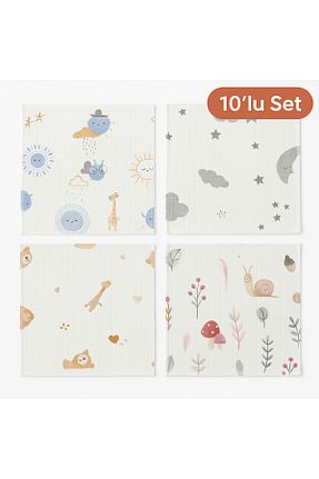 پارچه موسیلین رنگی Lomo baby - کد 934082076