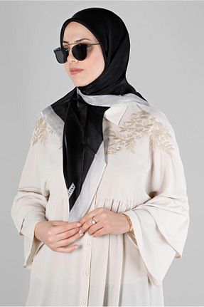 روسری مشکی پلی استر Alvina - کد 801113939