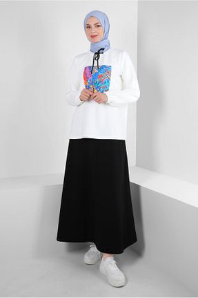 ست گرمکن حجاب مشکی زنانه رگولار Alvina - کد 859861755