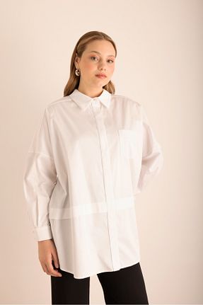 تونیک سفید زنانه بافتنی Aker - کد 934448460