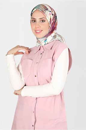 روسری آبی پلی استر Alvina - کد 807517220