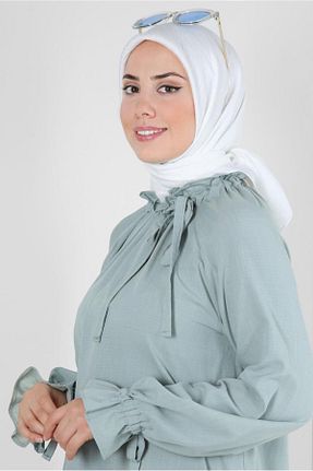 روسری نباتی پلی استر Alvina - کد 802133141