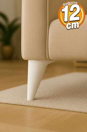 پایه مبل سفید Badem10 - کد 934455090