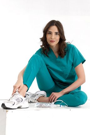 لباس کار سرمه ای ÇİZGİ MEDİKAL - کد 841510488