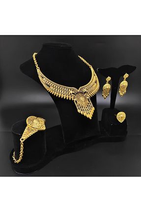 ست استیل زرد زنانه کروم Jadem Gold - کد 898458013