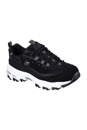 کفش اسنیکر مشکی زنانه بند دار Skechers - کد 752370483