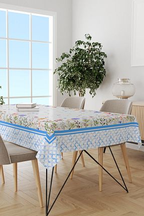 رومیزی آبی پلی استر Home - کد 935498648