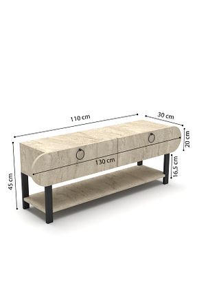 میز و پایه تلویزیون نباتی Suntalam GOLDFALEZ - کد 934473929