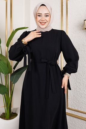 لباس حجاب مشکی زنانه A-line Genel Markalar - کد 934474349