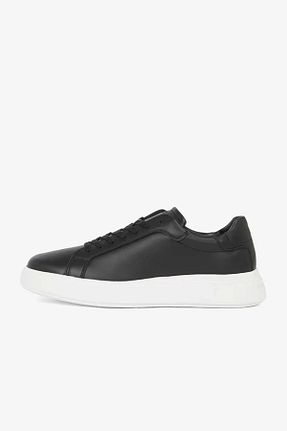 کفش اسنیکر مشکی مردانه چرم اصل Calvin Klein - کد 828050496