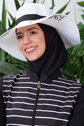 کلاه رنگی زنانه حصیر ladrans - کد 934486334