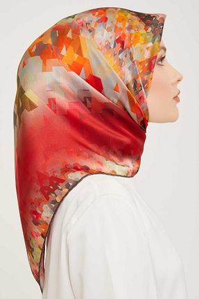 روسری مشکی کرپ ساتن ابریشم Armine - کد 899211970