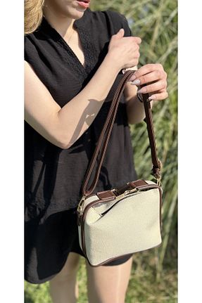 کیف دوشی قهوه ای زنانه SİNİSA BAG - کد 929692355
