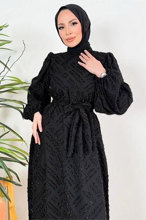 لباس مشکی زنانه بافتنی İKLİM LİFE - کد 935537427