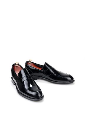 کفش کلاسیک مشکی مردانه چرم لاکی Nevzat ÖgE - کد 934516207