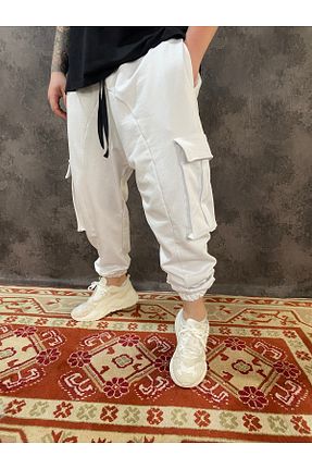 شلوار کرمگن سفید مردانه Havuç/Şalvar AUST JEANS - کد 934513435