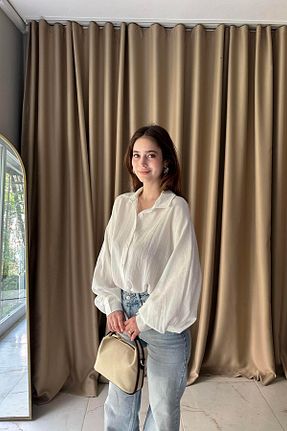 پیراهن نباتی زنانه رگولار lizge giyim - کد 934526499