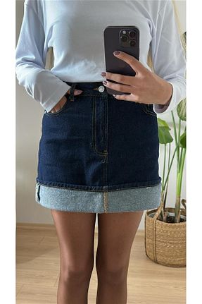 دامن رنگی زنانه جین Acar Boutique - کد 934526807